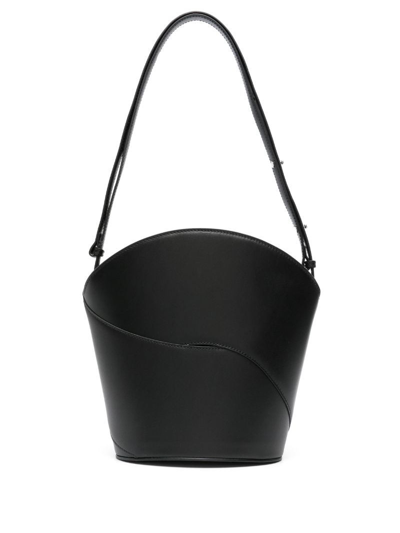 Black Oru Leather Shoulder Bag