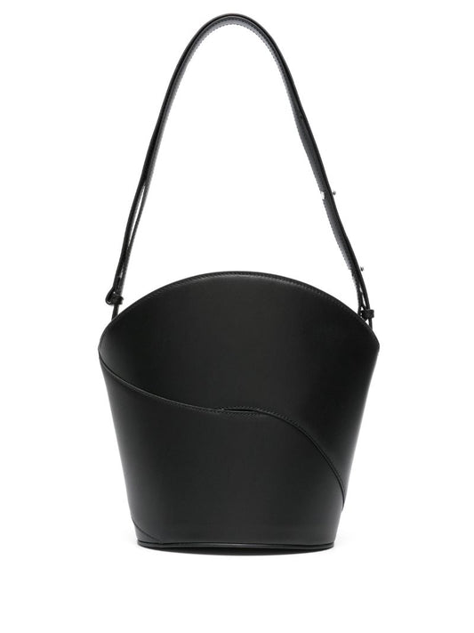 Black Oru Leather Shoulder Bag