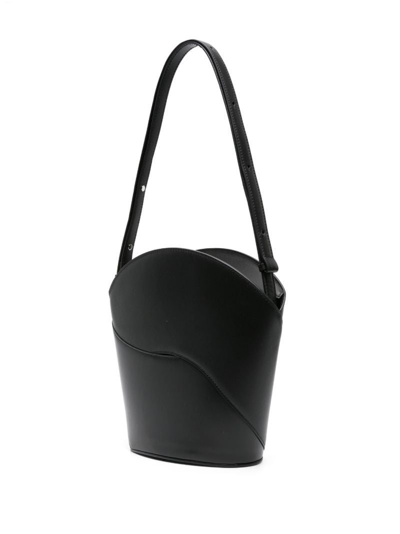 Black Oru Leather Shoulder Bag