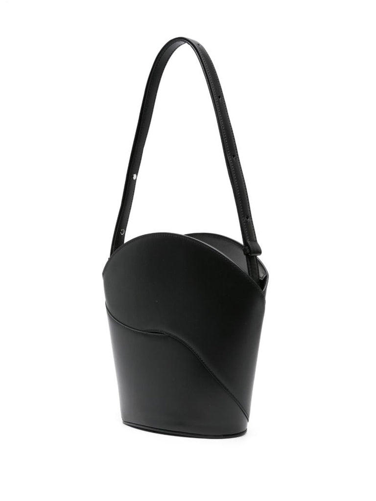 Black Oru Leather Shoulder Bag