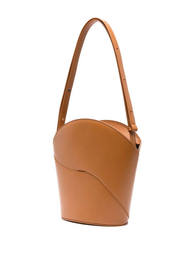 Brown Oru Leather Shoulder Bag