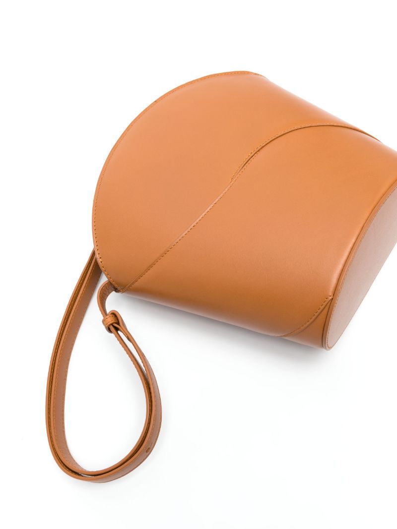 Brown Oru Leather Shoulder Bag