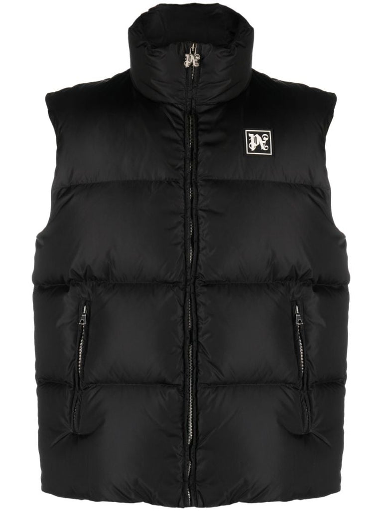 Black Monogram Ski Gilet