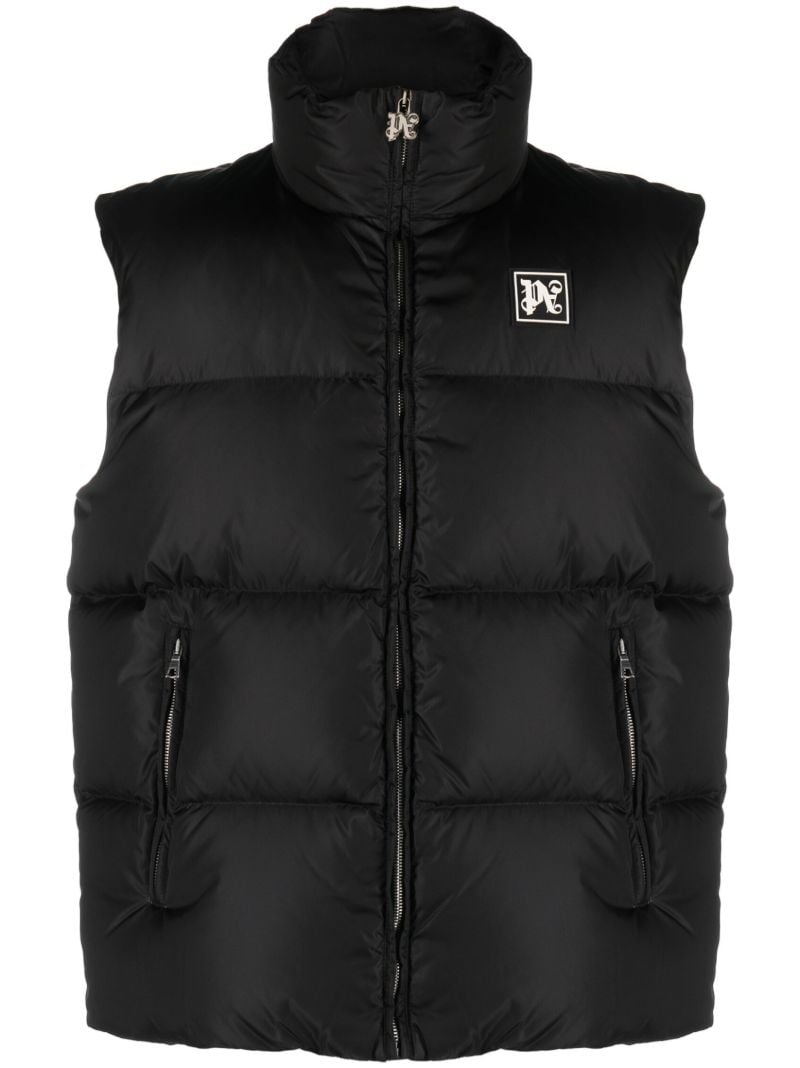 Black Monogram Ski Gilet