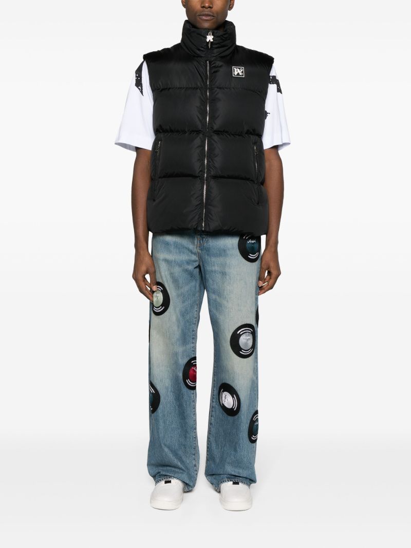 Black Monogram Ski Gilet