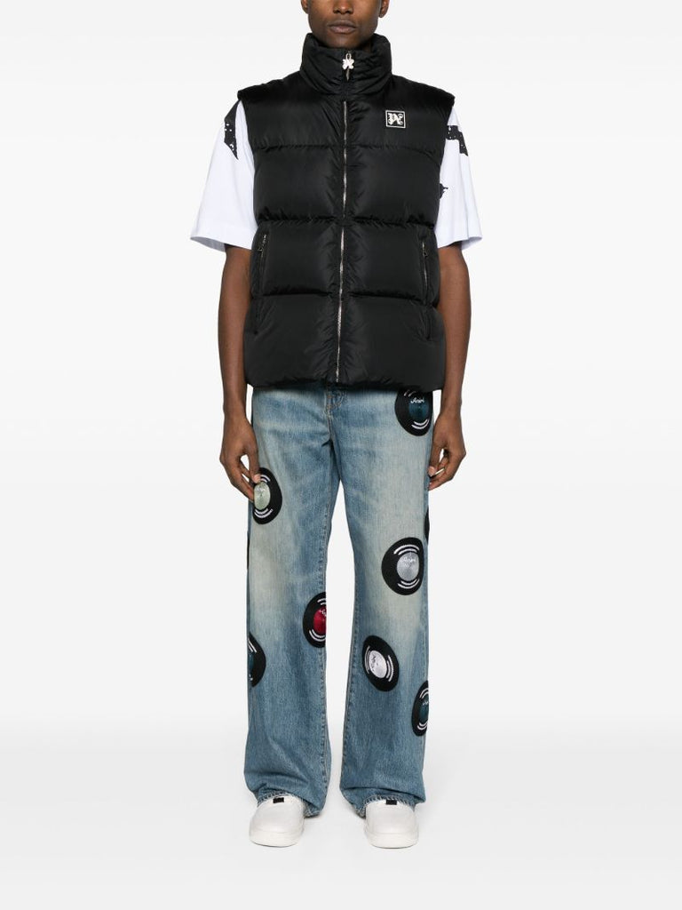 Black Monogram Ski Gilet