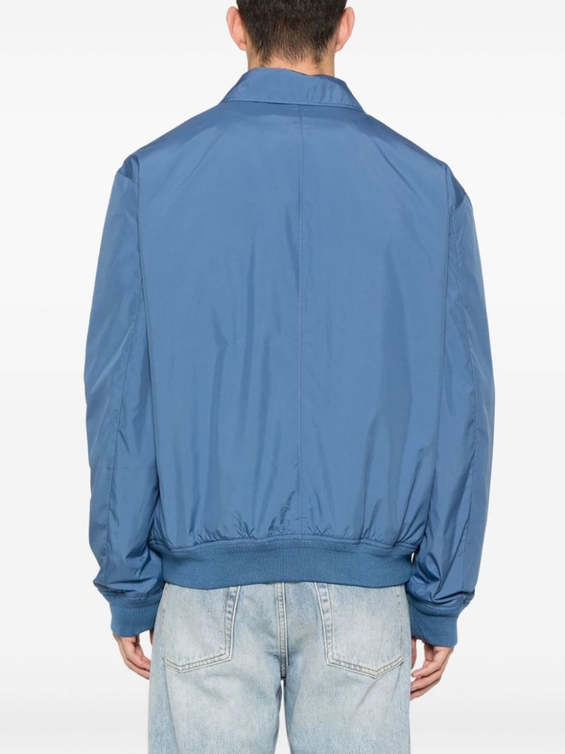 Blue Polo Pony Bomber Jacket