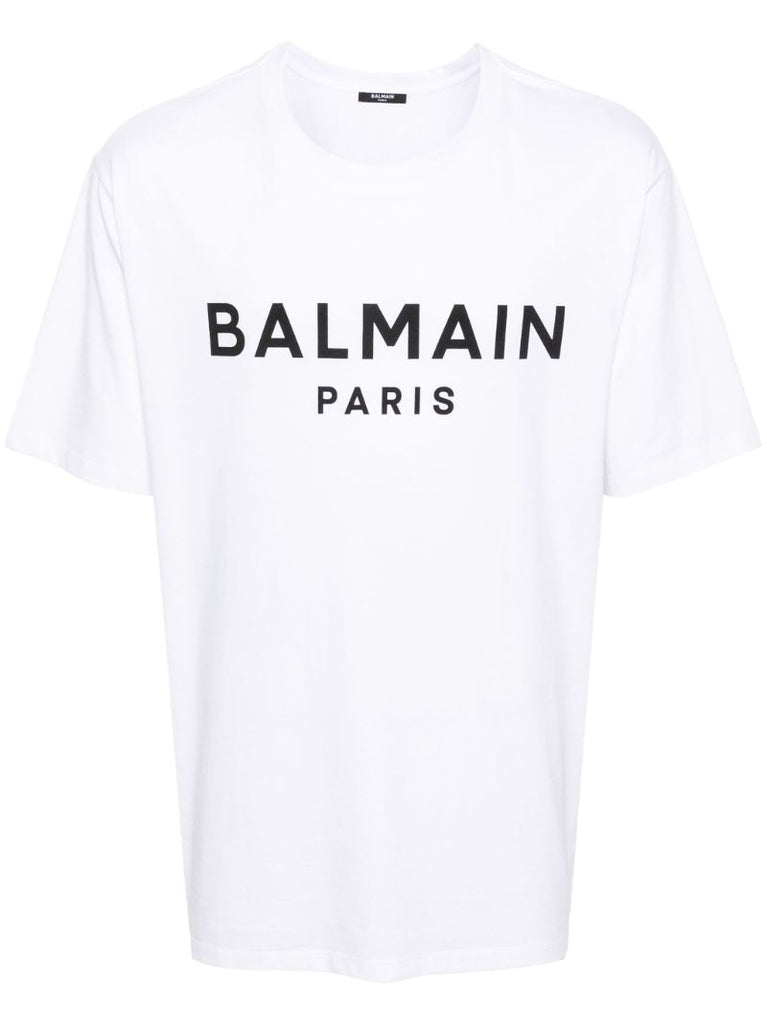 White Logo-print Cotton T-shirt