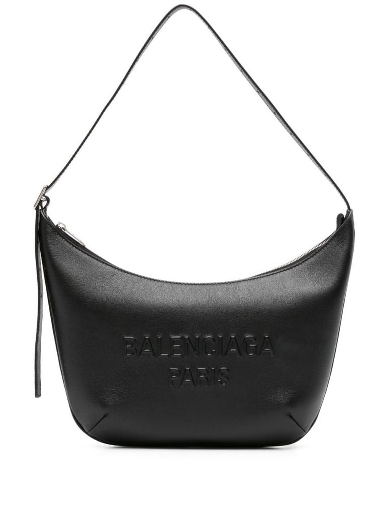 Black Mary-kate Leather Shoulder Bag