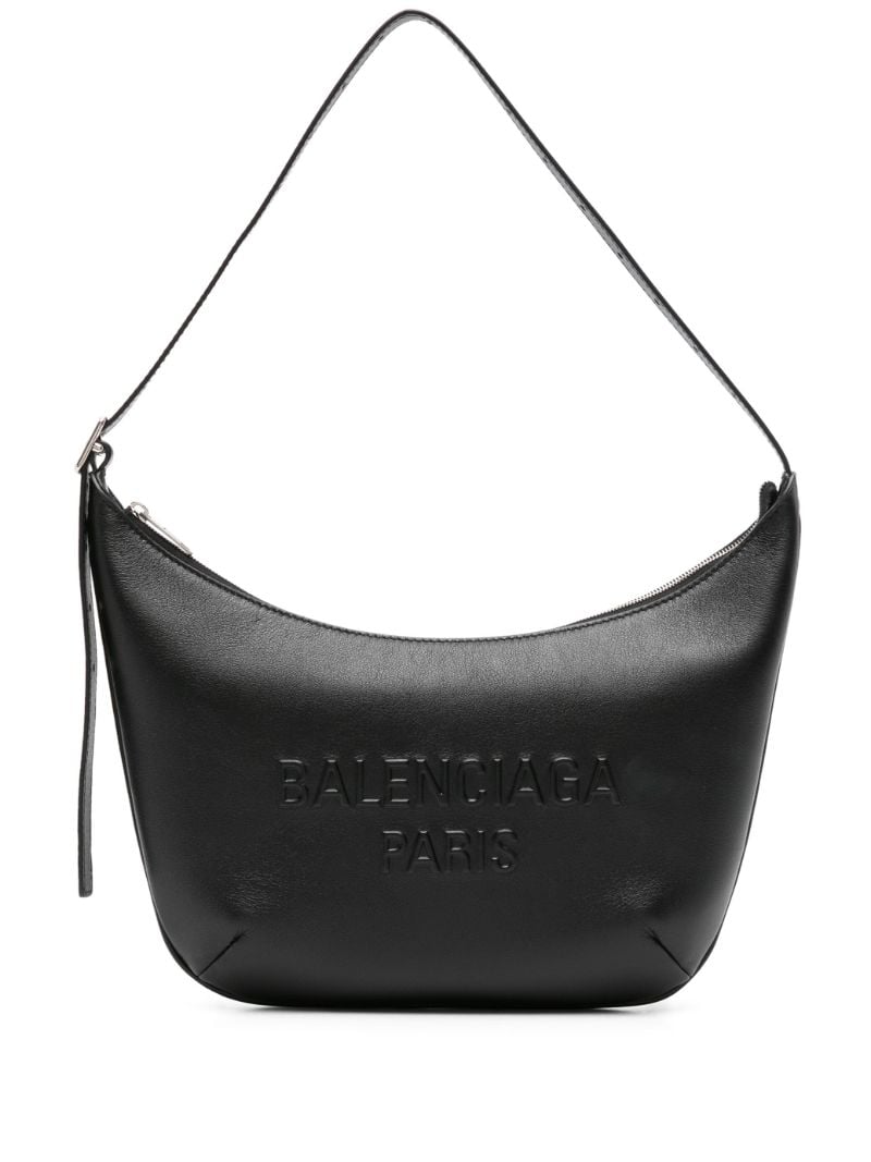 Black Mary-kate Leather Shoulder Bag