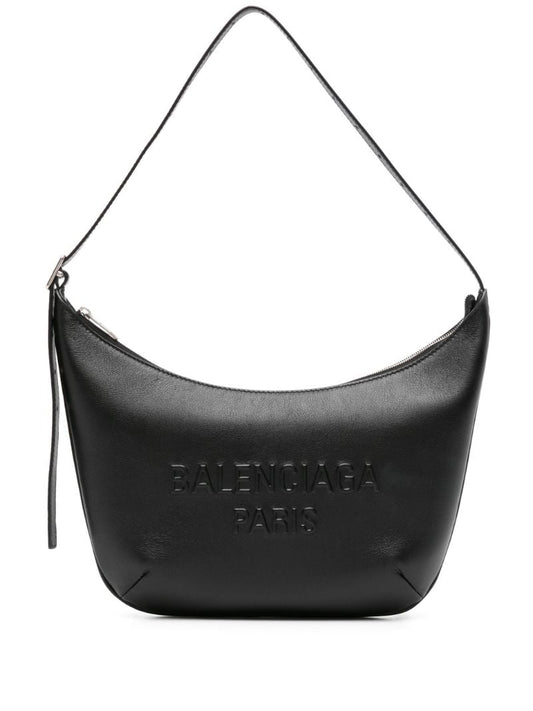 Black Mary-kate Leather Shoulder Bag