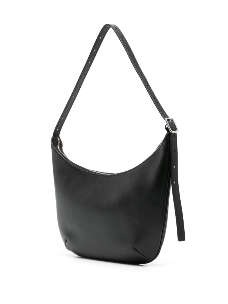 Black Mary-kate Leather Shoulder Bag