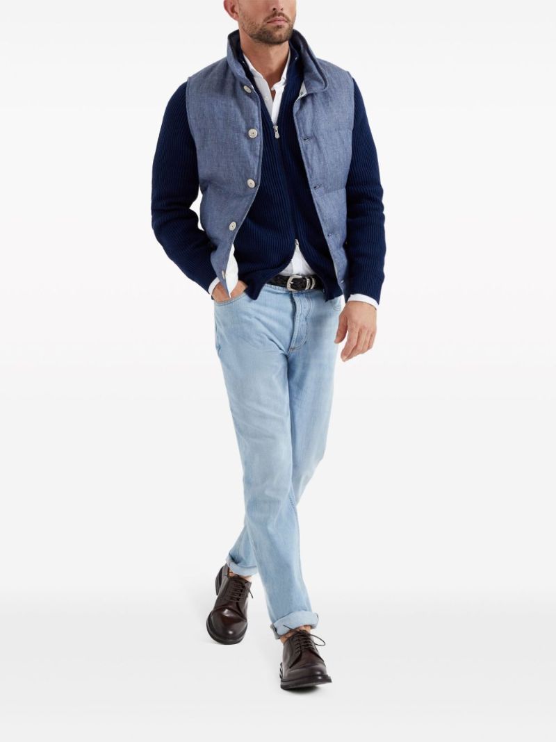 White Long-sleeve Cotton Shirt