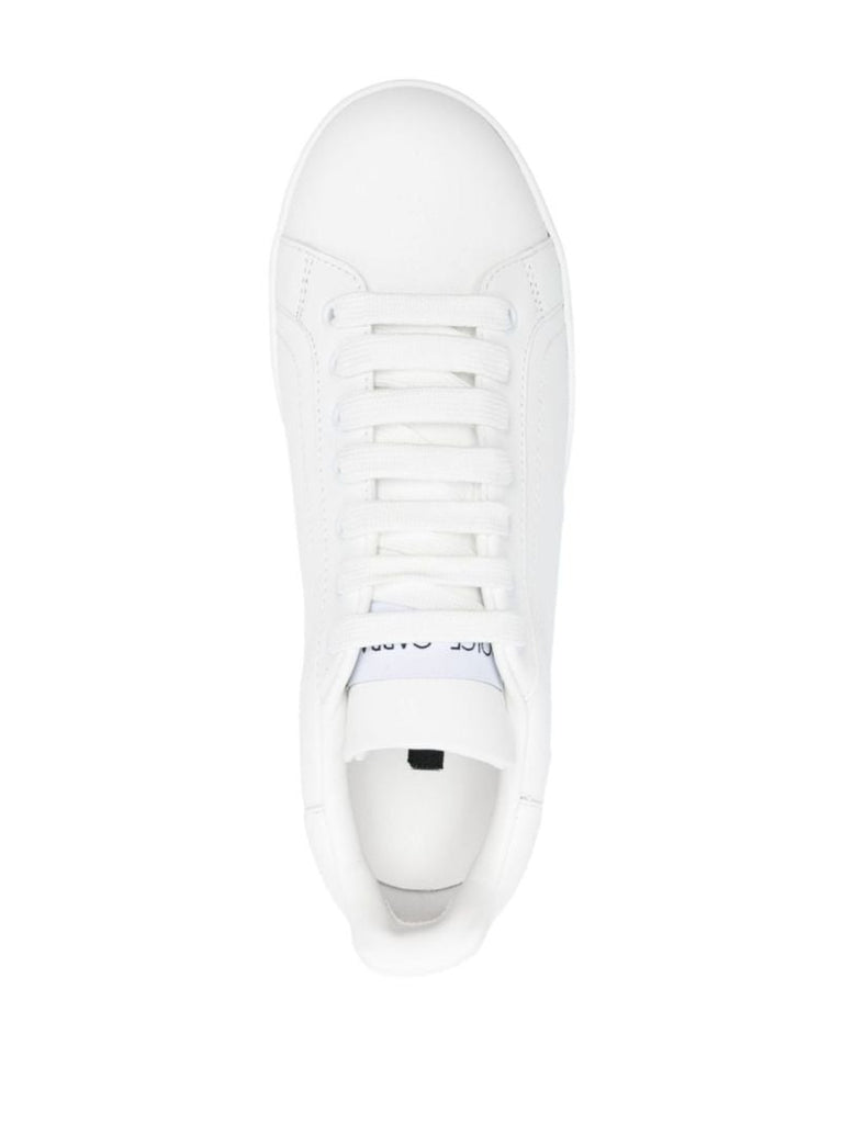 White Portofino Leather Sneakers
