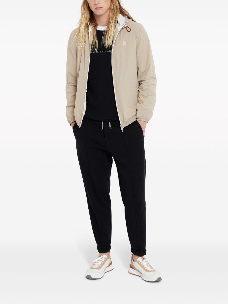 Black Logo-embroidered Sweatshirt