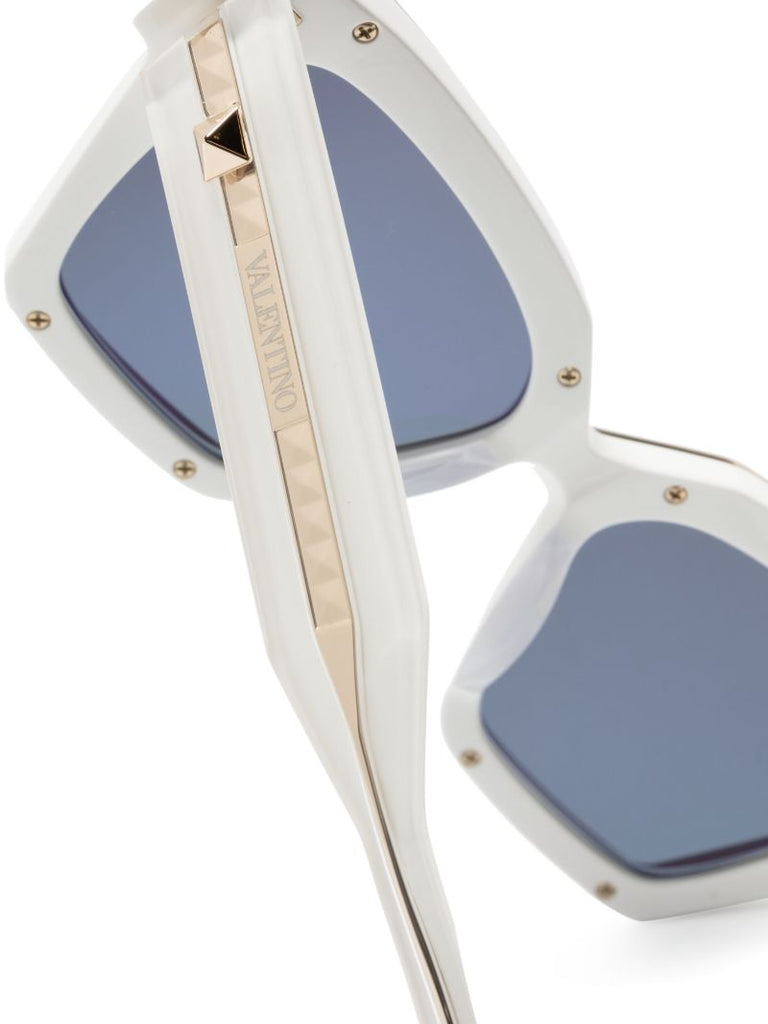 White V-grace Cat-eye Sunglasses