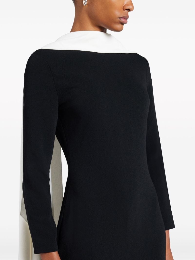 Black Luisa Crepe Maxi Dress