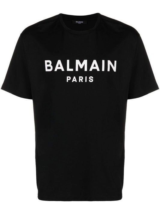 Black Logo Print T-shirt