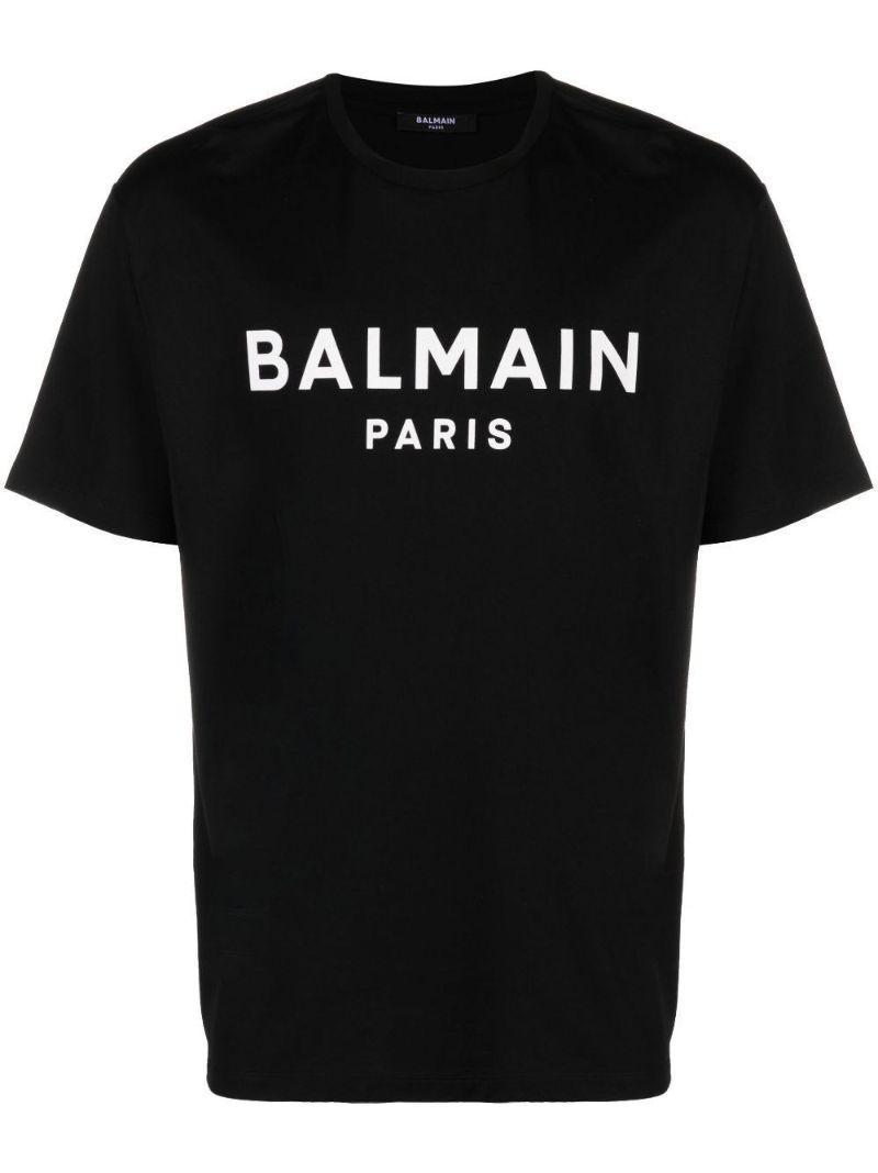 Black Logo Print T-shirt