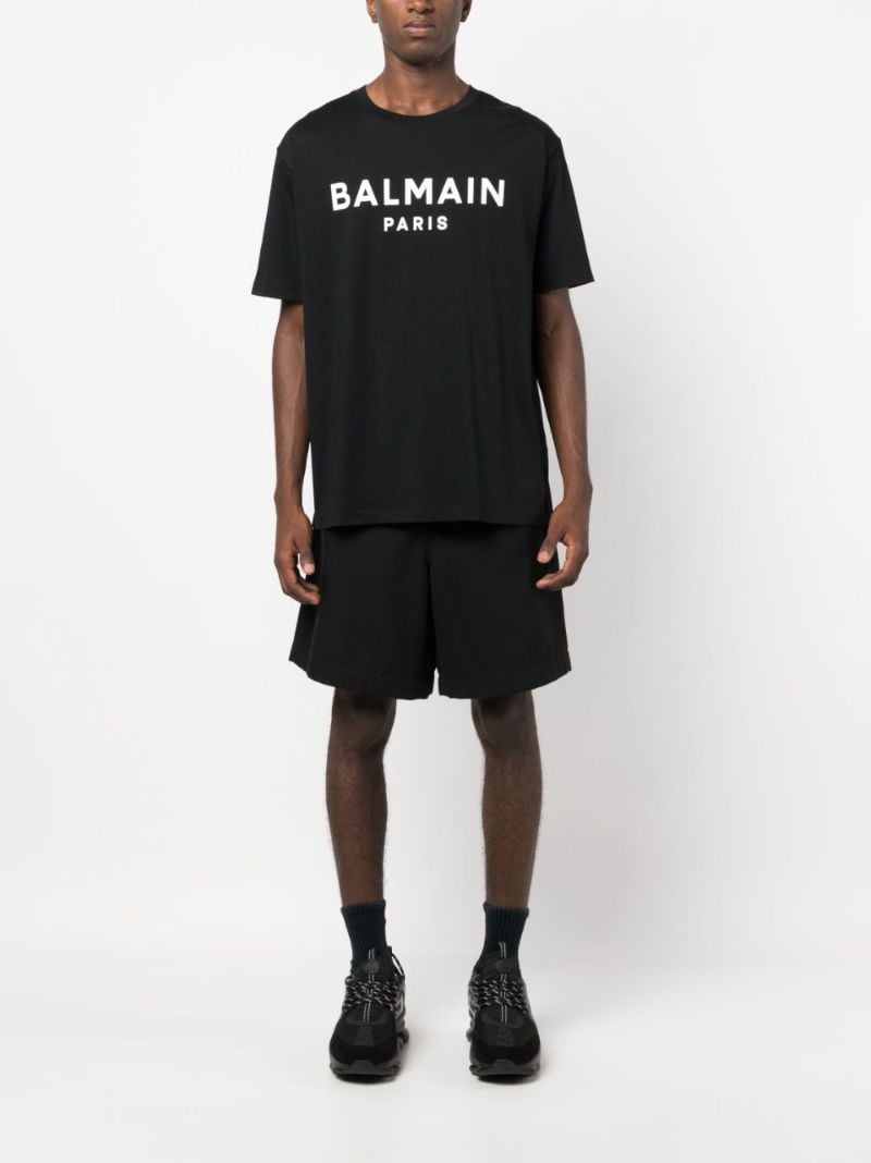 Black Logo Print T-shirt