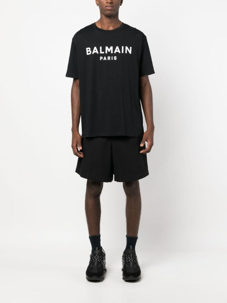 Black Logo Print T-shirt