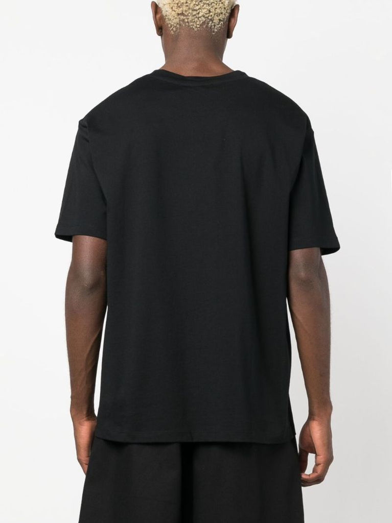 Black Logo Print T-shirt