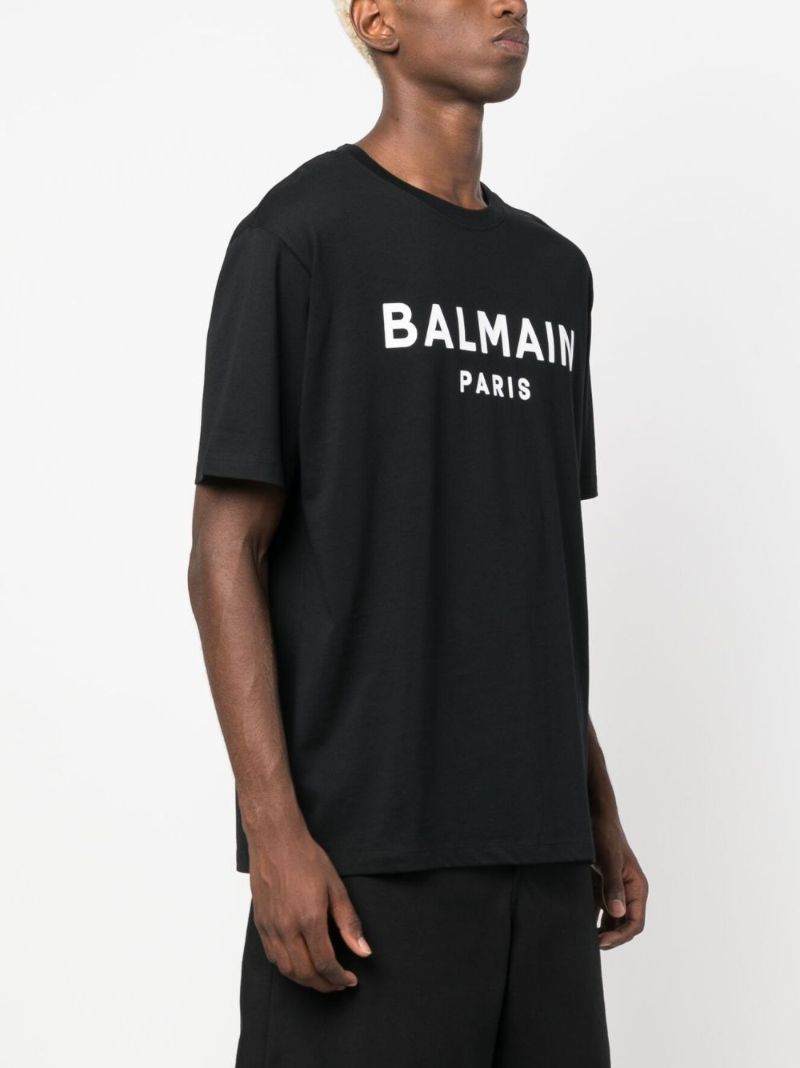 Black Logo Print T-shirt