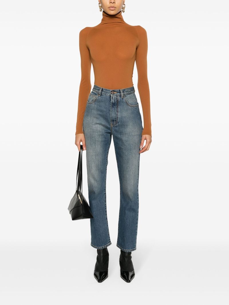 Blue High-rise Slim Jeans