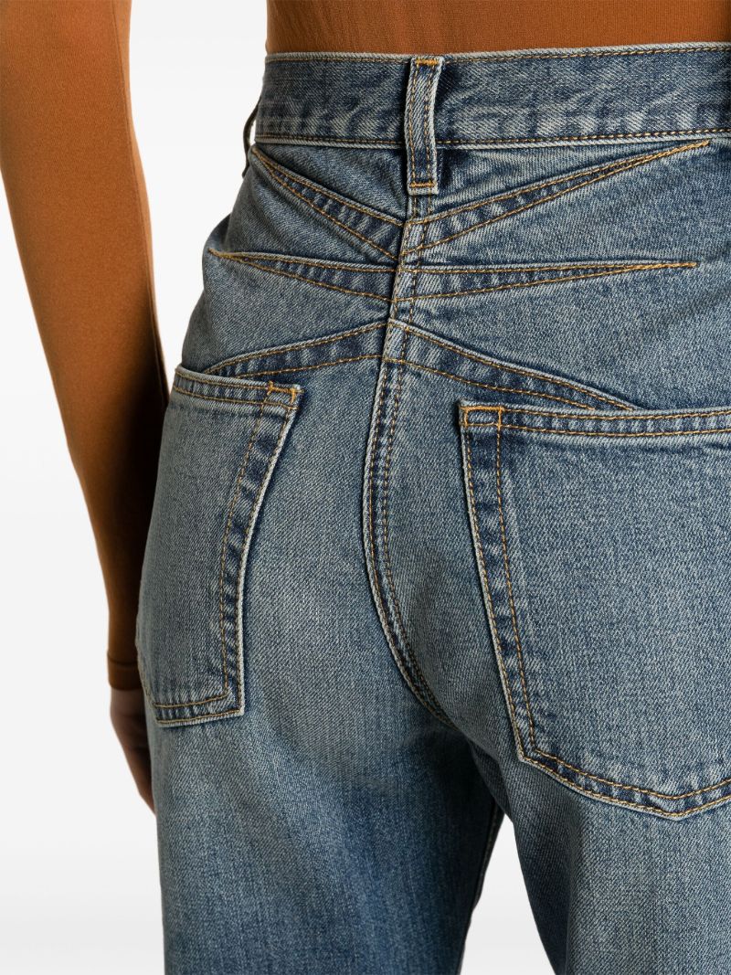 Blue High-rise Slim Jeans