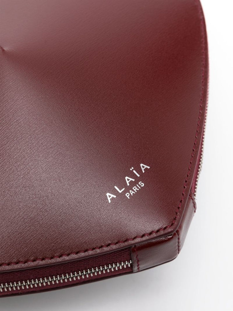 Red Le Coeur Leather Cross Body Bag