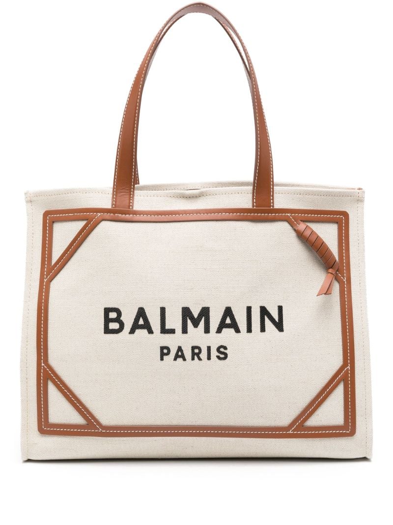 Neutral B-army Canvas Tote Bag