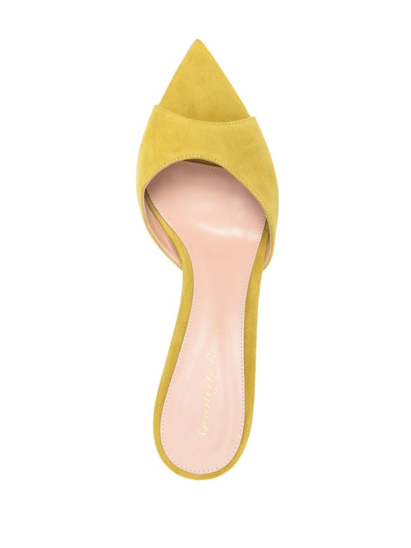 Green Elle 55 Suede Mules