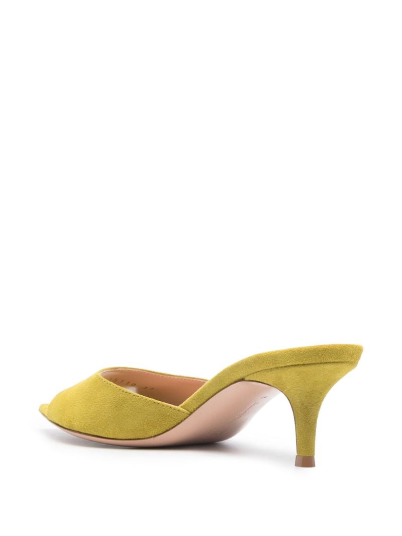 Green Elle 55 Suede Mules