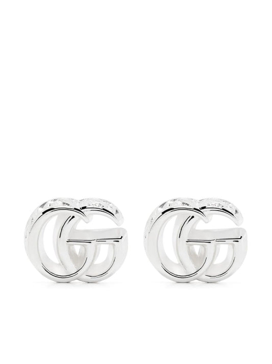 Sterling Silver Gg Marmont Earrings