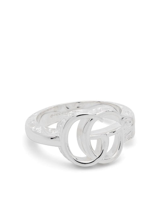 Sterling Silver Gg Marmont Ring