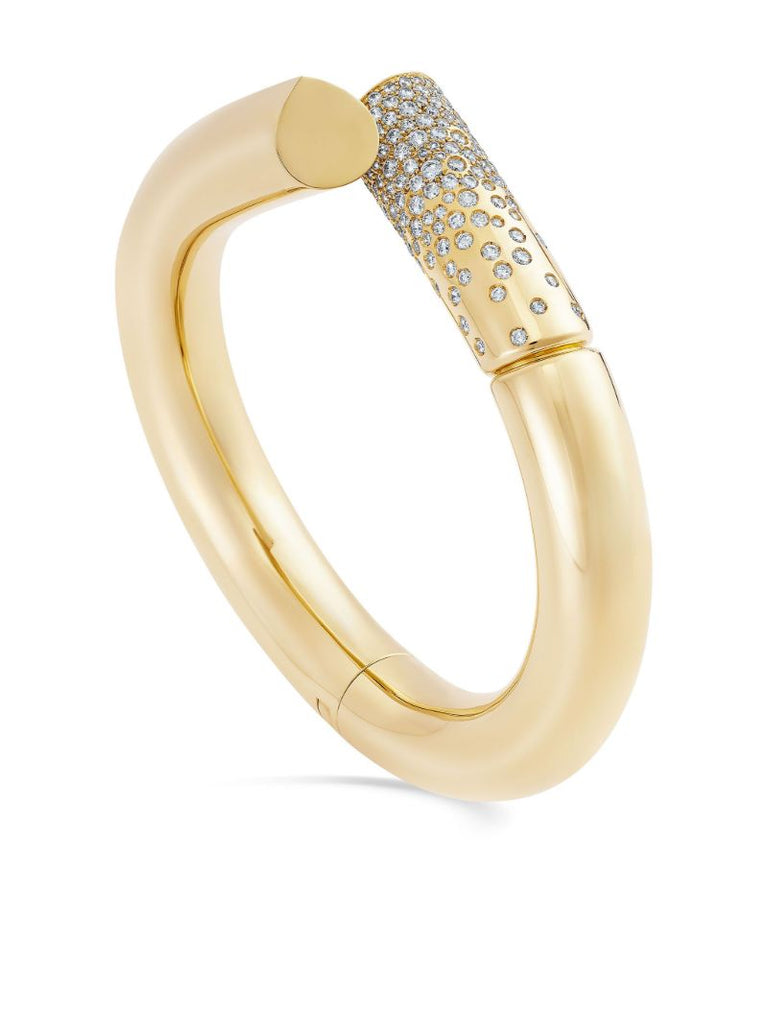 18k Yellow Gold PavÃ_x0083_Â© Oera Large Bracelet