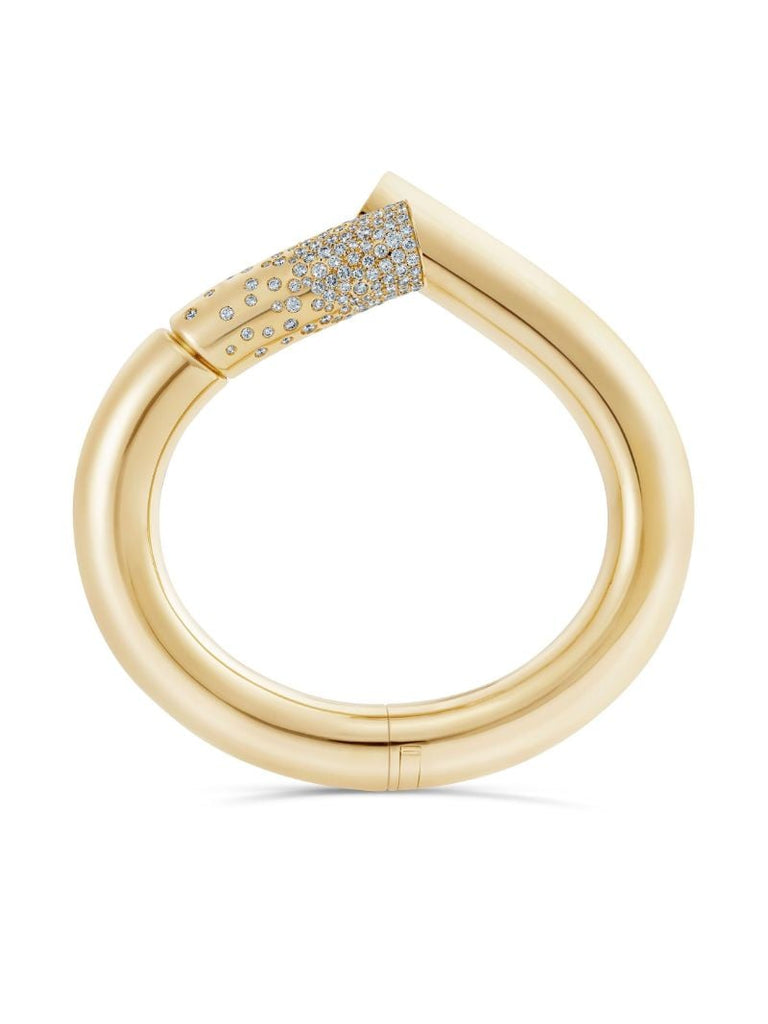18k Yellow Gold PavÃ_x0083_Â© Oera Large Bracelet