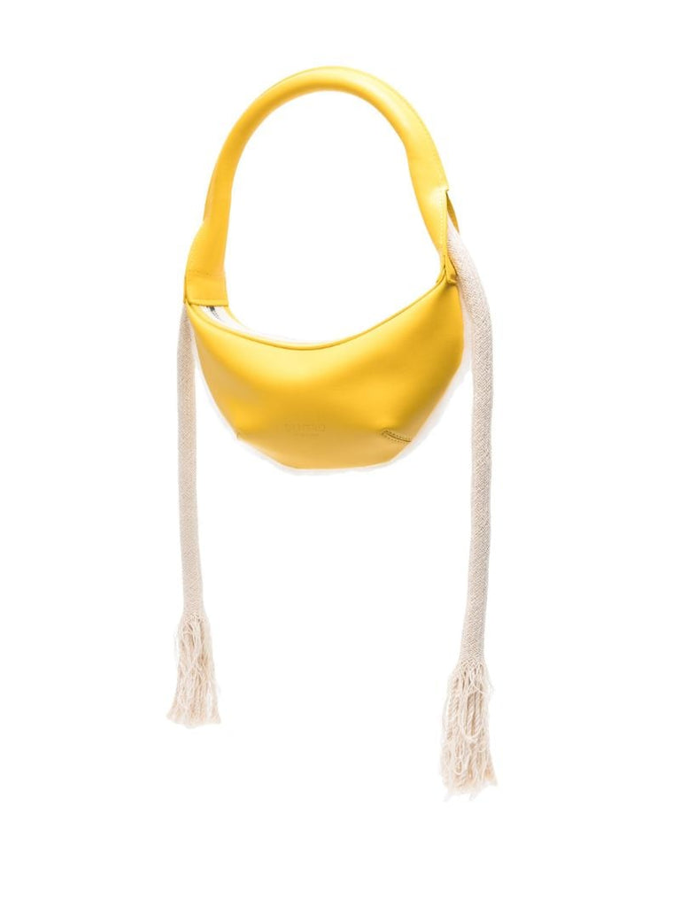 Yellow Inni Leather Shoulder Bag