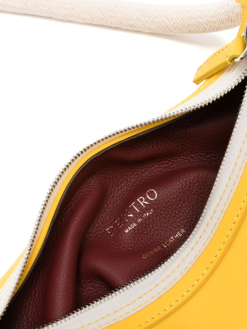 Yellow Inni Leather Shoulder Bag