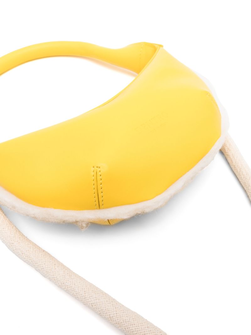 Yellow Inni Leather Shoulder Bag