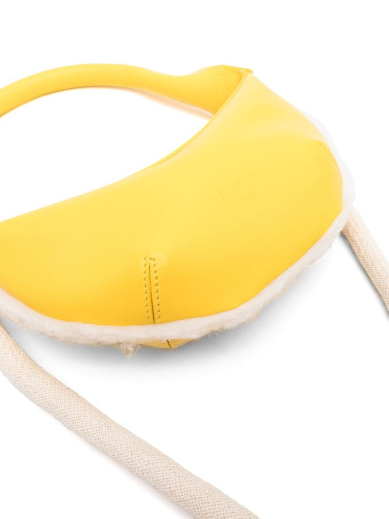 Yellow Inni Leather Shoulder Bag