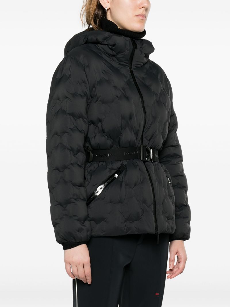 Black Adonis Quilted Down Jacket