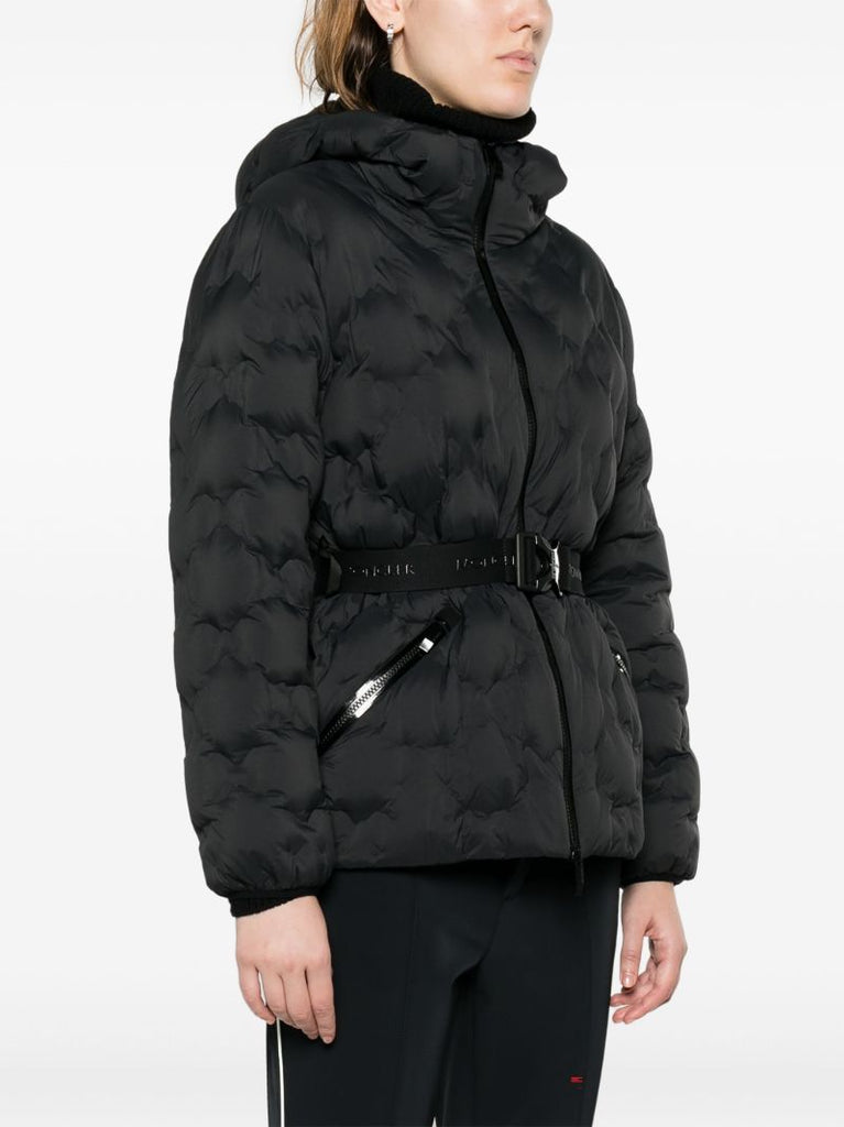 Black Adonis Quilted Down Jacket