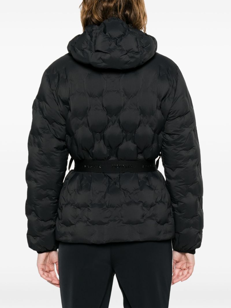 Black Adonis Quilted Down Jacket