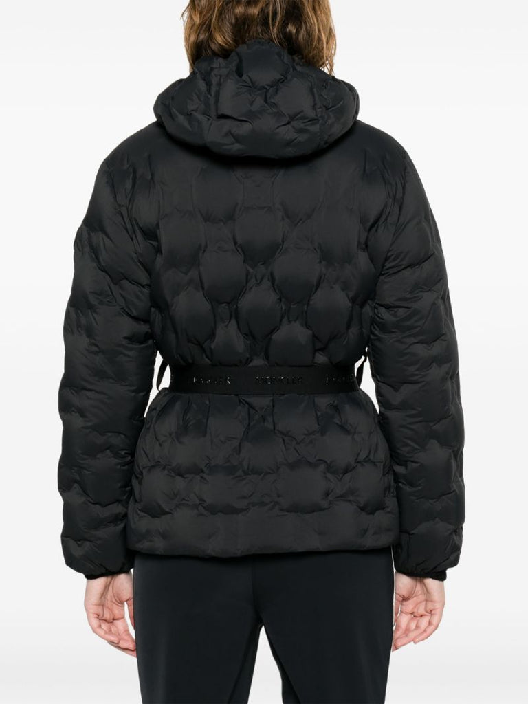 Black Adonis Quilted Down Jacket