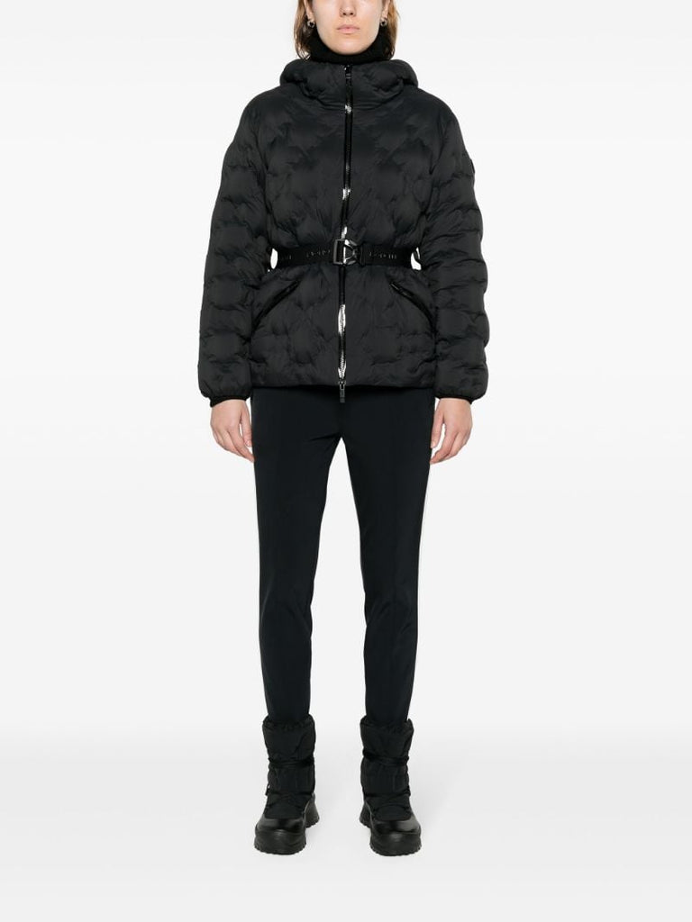 Black Adonis Quilted Down Jacket