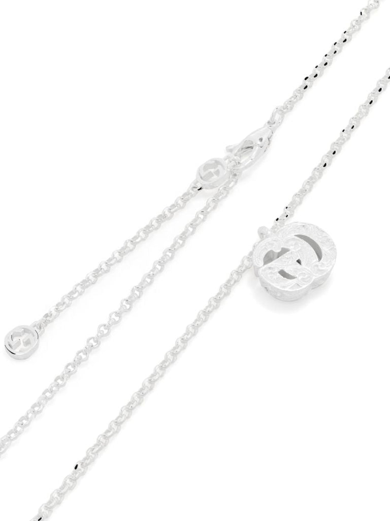 Sterling Silver Double G Pendant Necklace