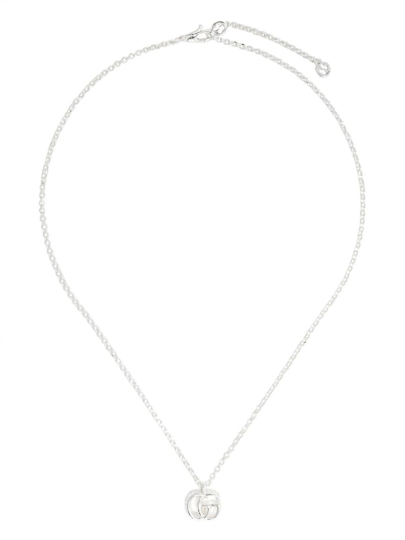 Sterling Silver Double G Pendant Necklace