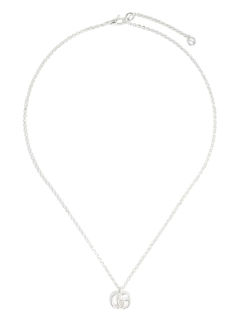 Sterling Silver Double G Pendant Necklace