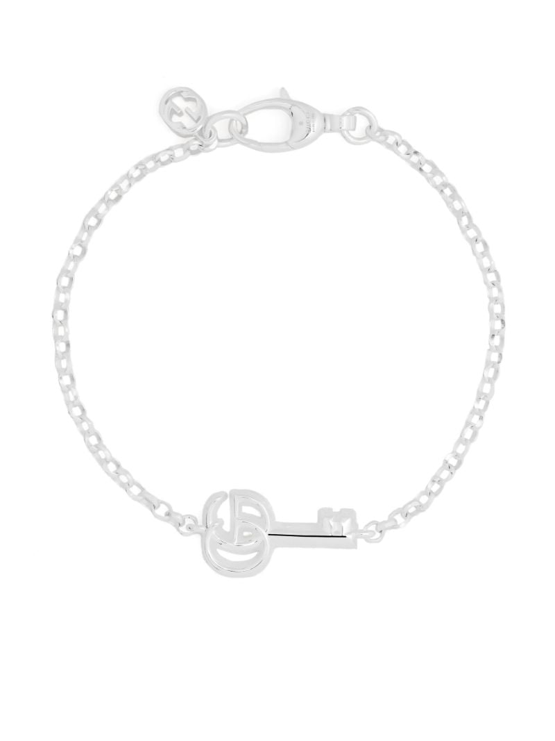 Sterling Silver Gg Marmont Bracelet